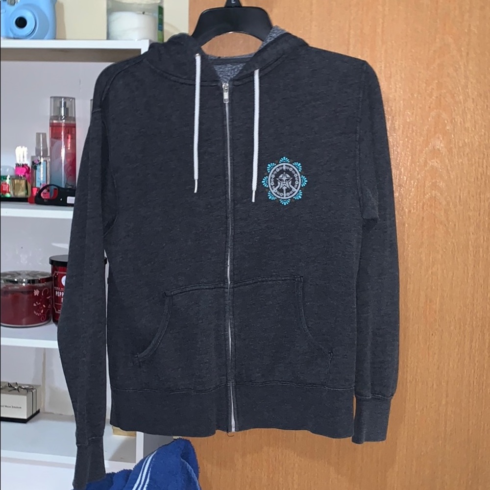 Obey make art not war zip up